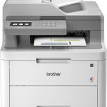 Brother MFC-L3710CW Compact Digital Color All-in-One Printer Providing Laser Printer Quality Results with Wireless,  Dash Replenishment Ready, White